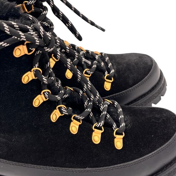 Tory Burch Women's Thea Lugg Suede Boots 9 M - Picture 5 of 8